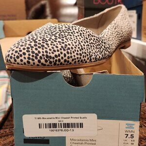 TOMS Macademia Mini Cheetah Printed Suede